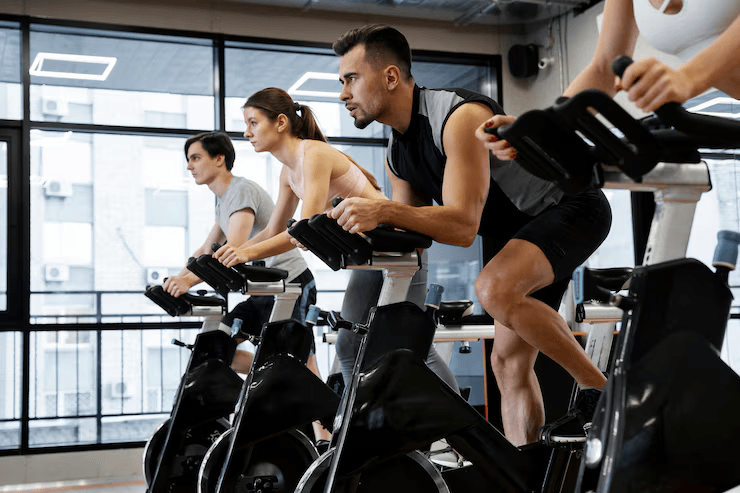 Exercise bikes and treadmills